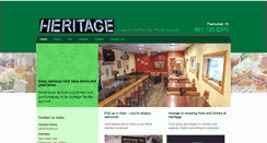 Desktop Screenshot of heritagerestaurantri.com